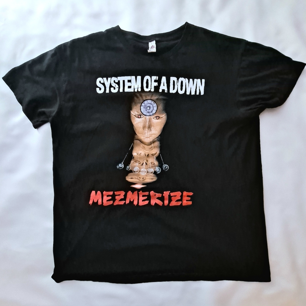 System of a Down T Shirt XL Mezmerize Black Alt Metal Band SOAD